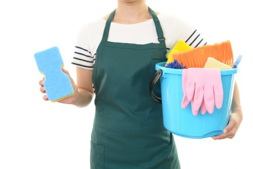 Sanitised meeting room as part of office cleaning in Uxbridge
