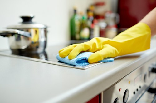 Leather sofa cleaning and conditioning in Uxbridge home